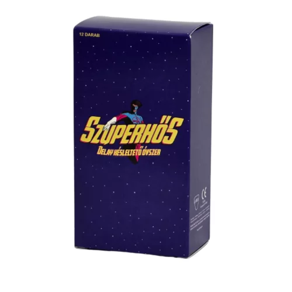Superhero Delay lidokainos késleltető óvszer